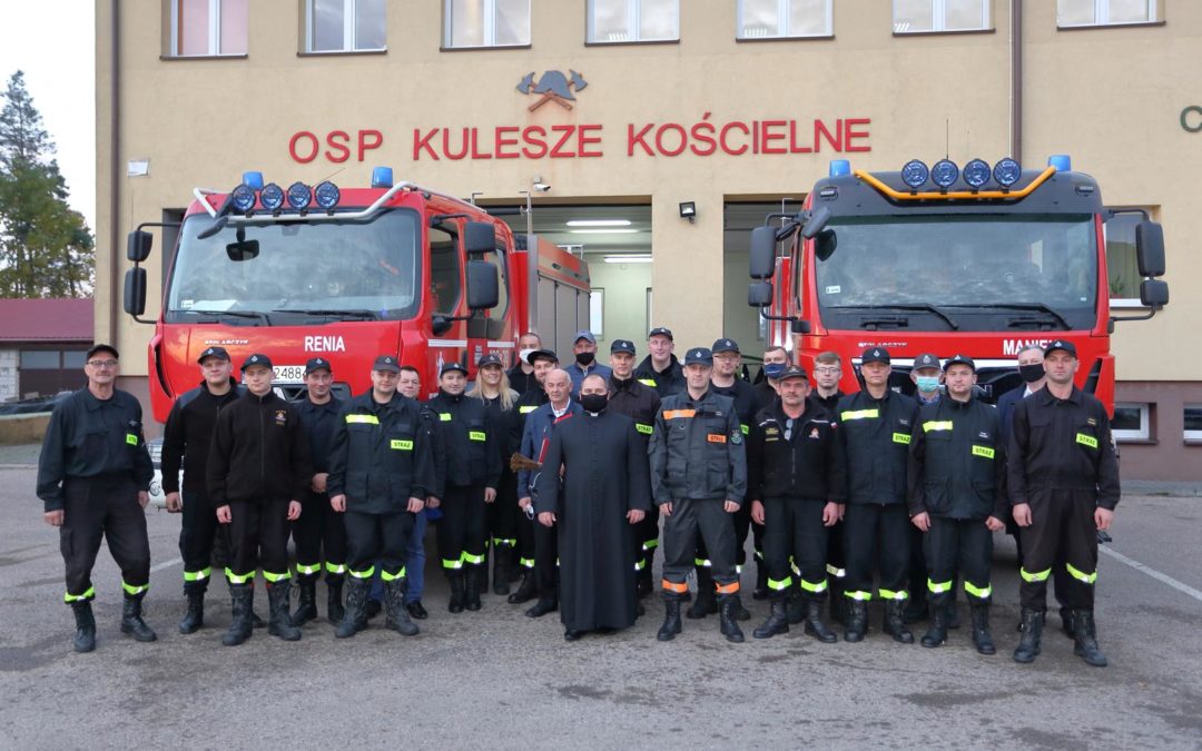 Dwa nowe samochody ratowniczo- gaśnicze w Gminie Kulesze Kościelne!