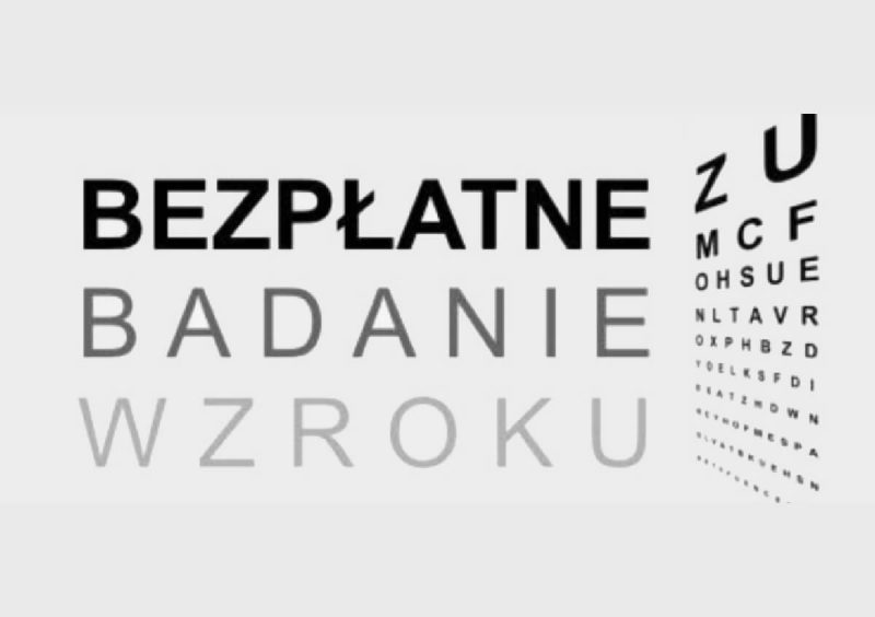 Zapraszamy na bezpłatne komputerowe badanie wzroku- parking przy Urzędzie Gminy w Kuleszach Kościelnych.