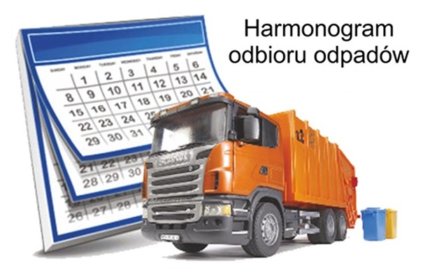 Harmonogram odbioru odpadów komunalnych na terenie Gminy Kulesze Kościelne w 2021 r.