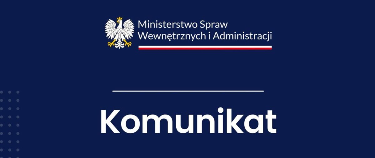 Komunikat MSWiA o incydentach z użyciem obcych dronów